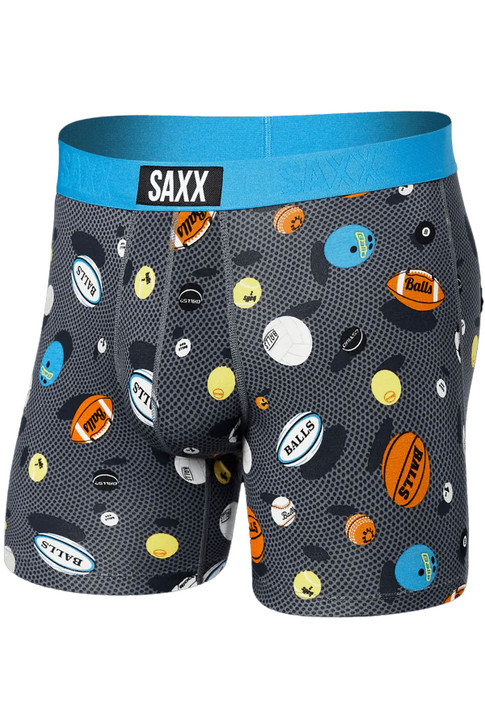 Saxx Underwear Men's Vibe Super Soft Boxer Brief - SXBM35-WBA