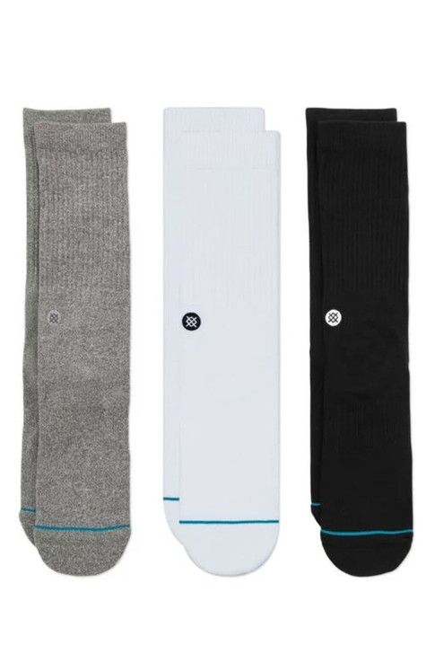 Stance Inc Men's Icon 3 Pack Socks - M556D18ICP