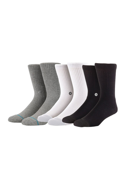 Stance Inc Men's Icon 3 Pack Socks - M556D18ICP