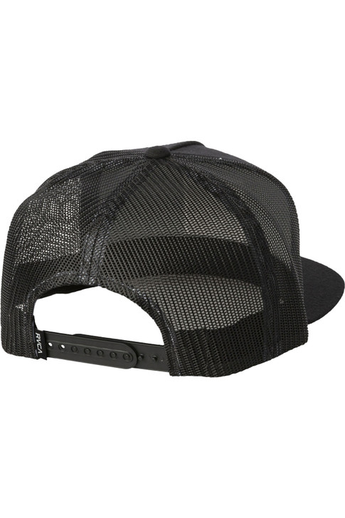 Rvca All The Way Print Trucker Hat Mesh Back Snapback Patch Cap Hats - AVYHA00466