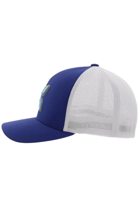 Hooey Men's Coach Flexfit Hat Mesh Back Patch Cap Hats - 2212BLWH-02