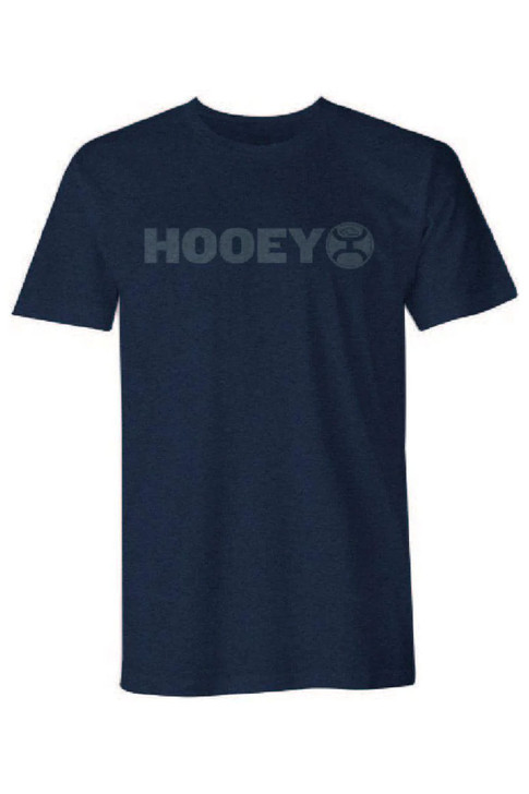 Hooey Men's Lock Up Crew Neck Short Sleeve T-Shirt Tee - HT1407BL