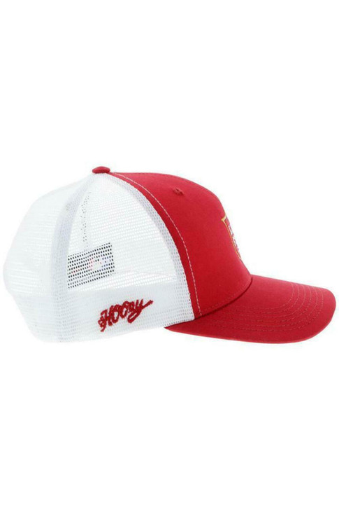 Hooey Men's Lone Star Shield Logo Mesh Back Snapback Patch Cap Hats - LS007