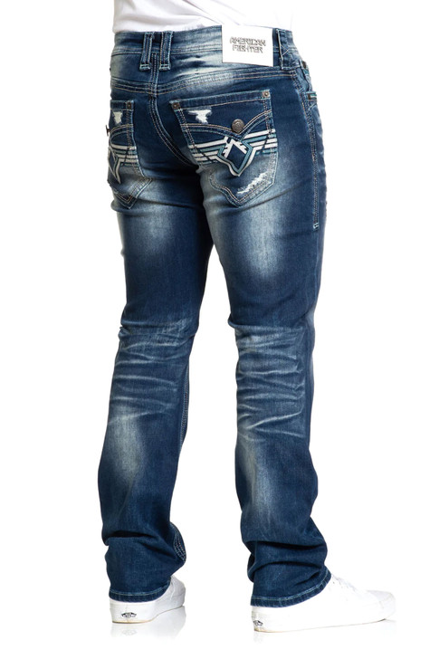 American fighter jeans