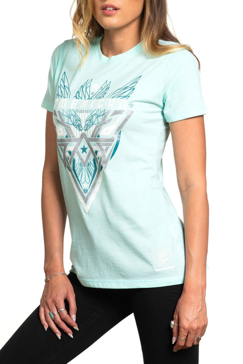 American Fighter Women's Cooperstown Short Sleeve T-Shirt Tee - FW14234
