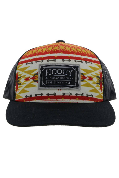 Hooey Doc Trucker Hat Mesh Back Snapback Patch Cap Hats - 2202T-RDBK