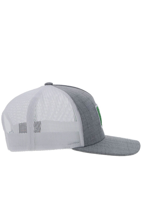 Hooey Doc Trucker Hat Mesh Back Snapback Patch Cap Hats - 2302T-LTGY