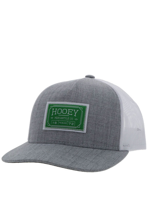 Hooey Doc Trucker Hat Mesh Back Snapback Patch Cap Hats - 2302T-LTGY