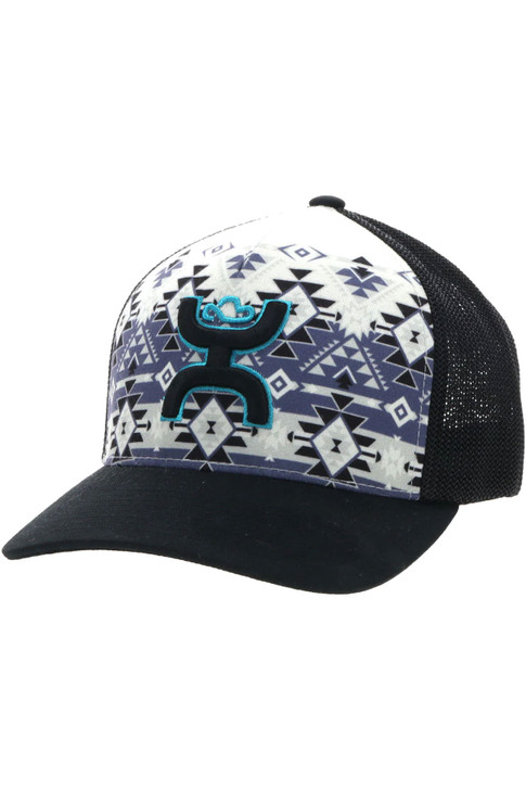 Hooey Coach Flexfit Hat Mesh Back Patch Cap Hats - 2312CRBK-02