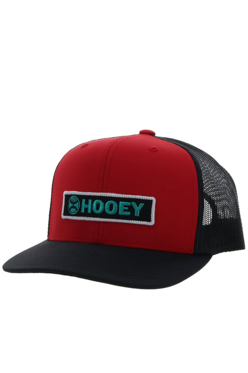 Hooey Lock Up Trucker Hat Mesh Back Snapback Patch Cap Hats - 2313T-RDBK