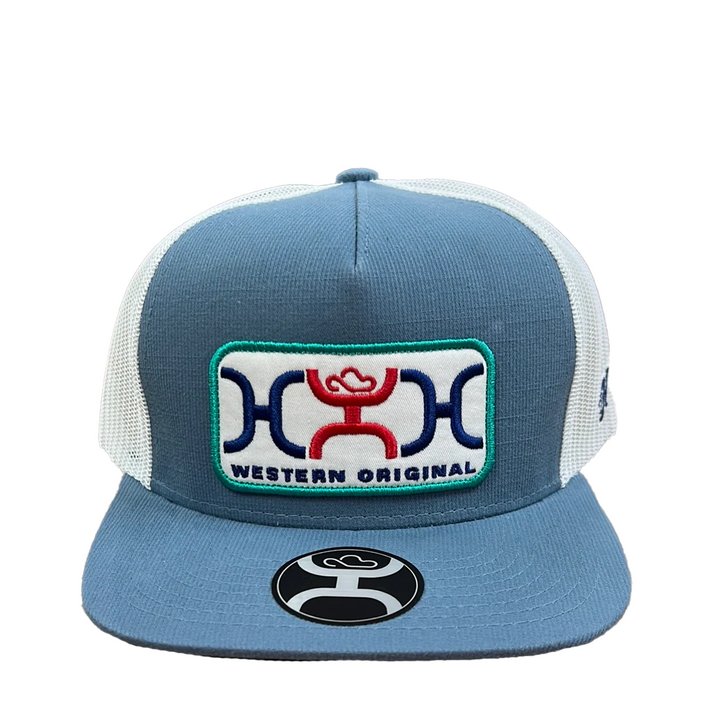 Hooey Loop Trucker Hat Mesh Back Patch Cap Hats - 2359T-BLWH