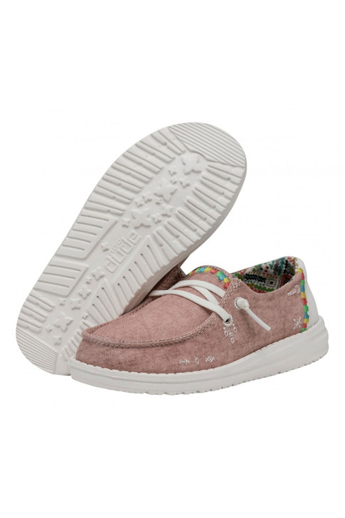 Hey Dude Youth Wendy Boho Rose Shoes - 40100-662