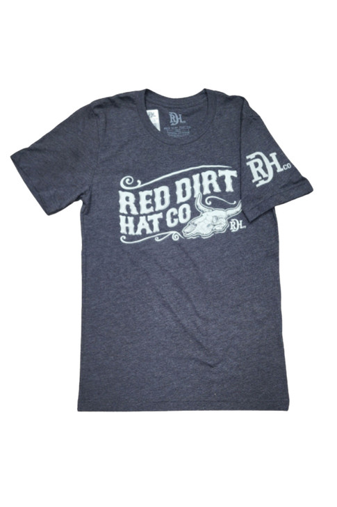 Red Dirt Hat Co. Unisex Skull Short Sleeve T-Shirt Tee - RDHC-T-76