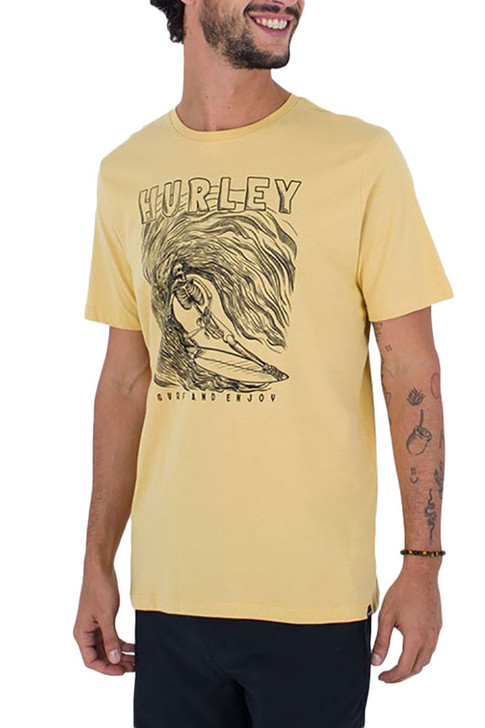 Hurley Men's Everyday Surfing Skelly Short Sleeve T-Shirt Tee - MTS0035430
