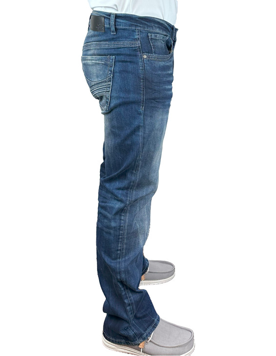 Ko jean regular fit mid rise straight side