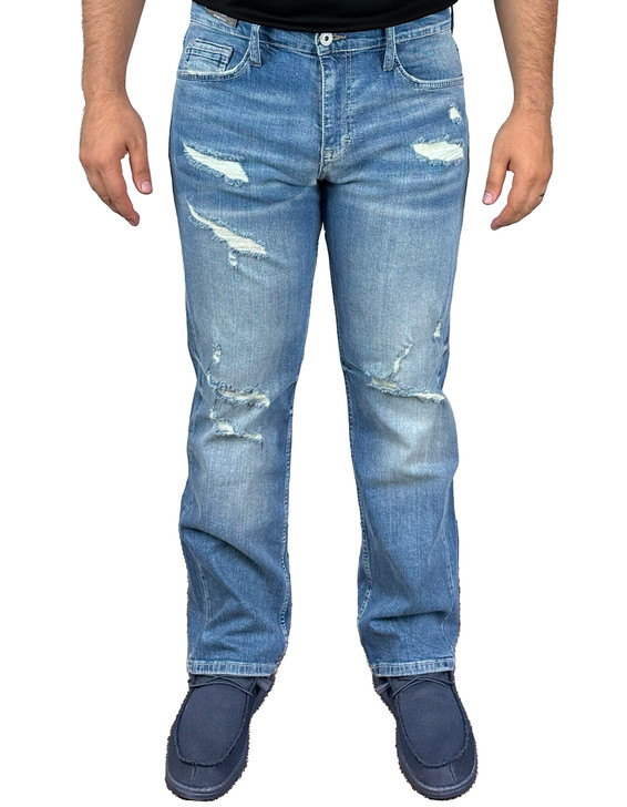 Ko Jeans regular fit mid rise straight front