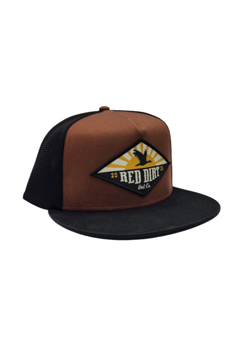 Red Dirt Hat Co. Goose Mesh Back Snapback Patch Cap Hats - RDHC283