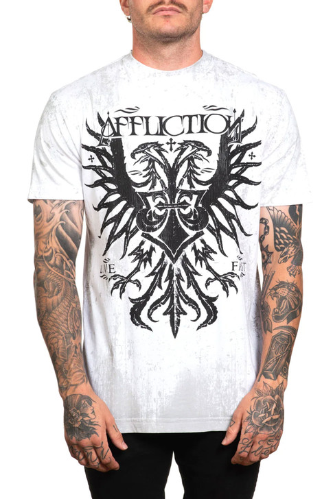 Affliction Men's Black Soul Short Sleeve T-Shirt Tee - A25608