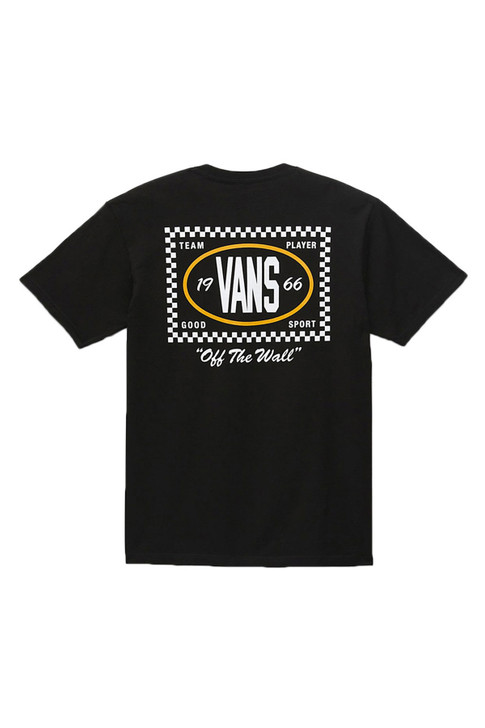 Vans Unisex Team Player Checkerboard Short Sleeve T-Shirt Tee - VN00003NTK41