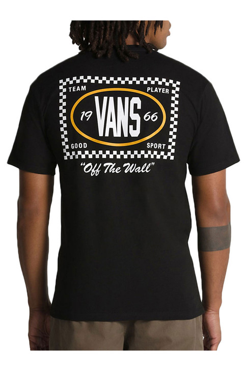 Vans Unisex Team Player Checkerboard Short Sleeve T-Shirt Tee - VN00003NTK41