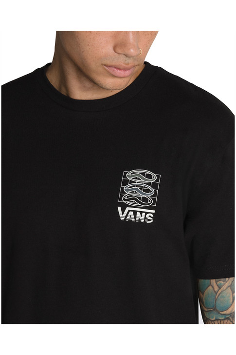 Vans Unisex Micro Trails Short Sleeve T-Shirt Tee - VN0007UWBLK1