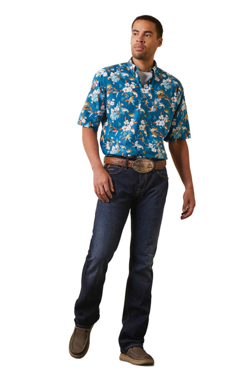 Ariat Men's Keon Classic Short Sleeve Shirt Jacket - 10043867