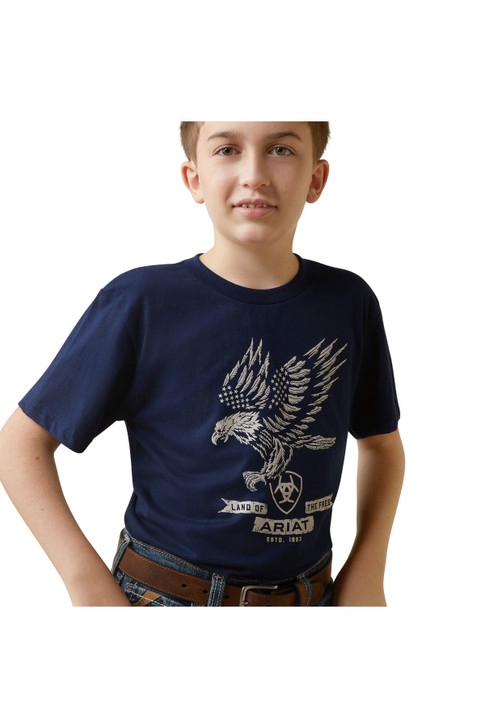 Ariat Youth Fighting Eagle Short Sleeve T-Shirt Tee - 10044752