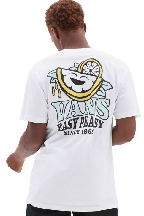 Vans Men's Easy Peasy Short Sleeve T-Shirt Tee - VN0006CZWHT1