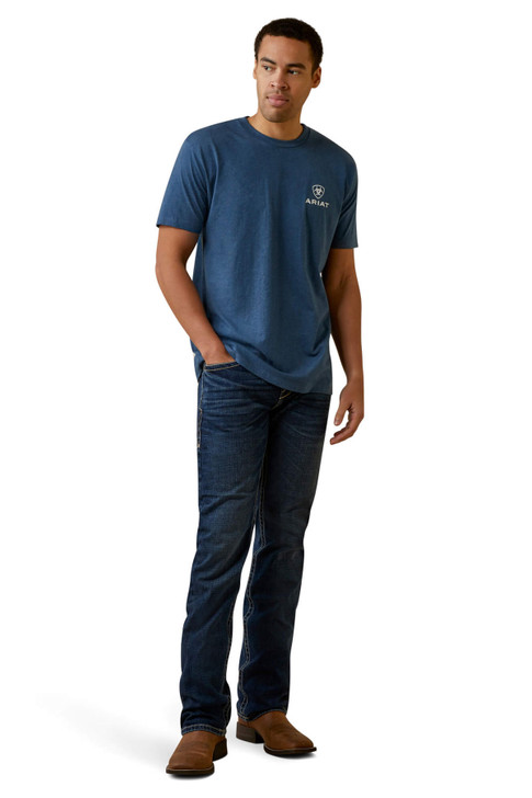 Ariat Men's Dytna Stripes Short Sleeve T-Shirt Tee - 10045292