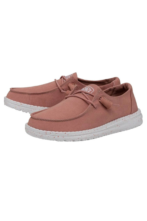 Hey Dude Women's Wendy Slub Canvas Terracotta Shoes - 40063-6VE