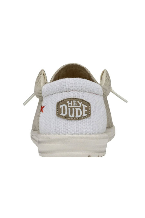 Hey Dude Men's Wally Braided Off White Shoes - 40003-1LB