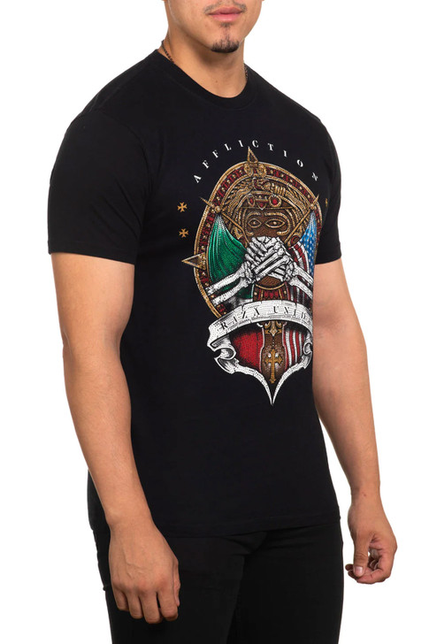 Affliction Men's Bonded By Pride Short Sleeve T-Shirt Tee - A25787