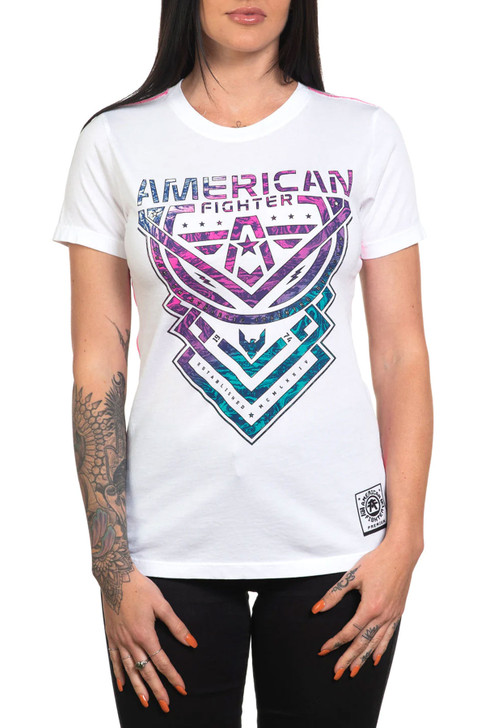 American Fighter Women's Bay View Short Sleeve T-Shirt Tee - FW14495