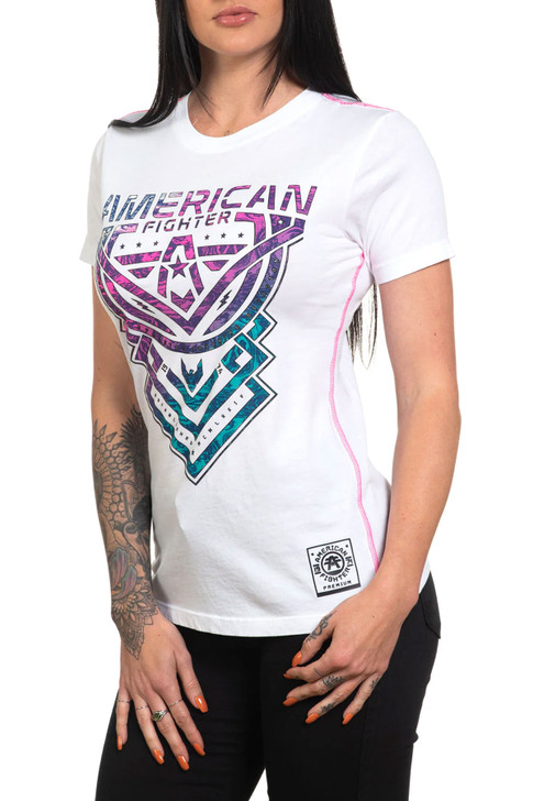 American Fighter Women's Bay View Short Sleeve T-Shirt Tee - FW14495