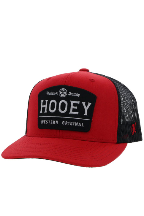 Hooey Trip Trucker Hat Mesh Back Snapback Patch Cap Hats - 2308T-RDBK