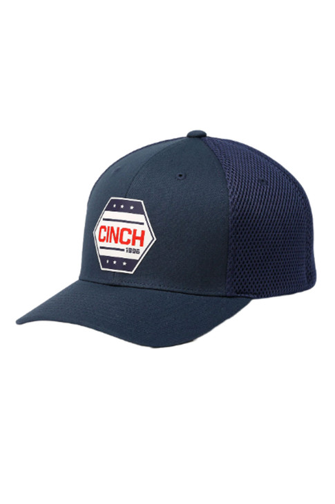 Cinch Flexfit Navy Hat Patch Cap Hats - MCC0653317