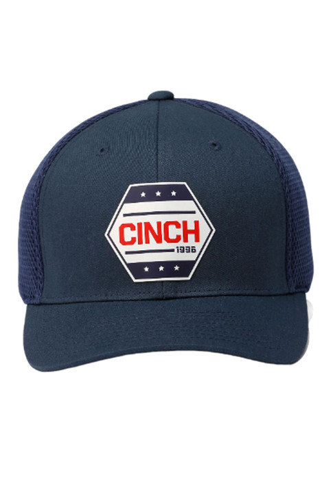 Cinch Flexfit Navy Hat Patch Cap Hats - MCC0653317