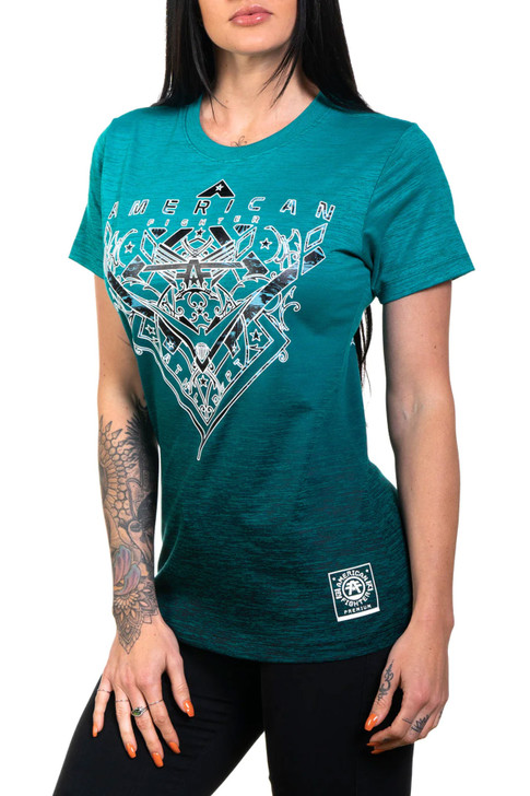 American Fighter Women's Leawood Short Sleeve T-Shirt Tee - FW14509