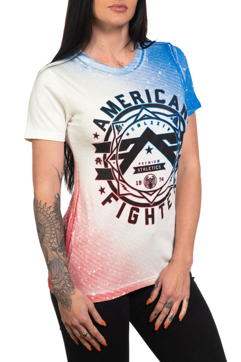 American Fighter Women's Abernathy Short Sleeve T-Shirt Tee - FW14486