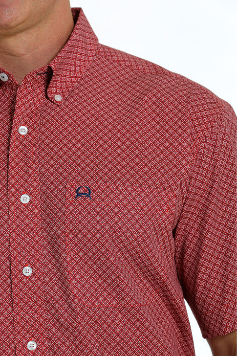 Cinch Men's Arenaflex Print Short Sleeve Shirt Jacket - MTW1704126