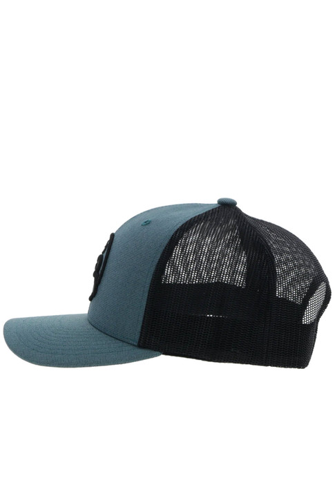 Hooey Roughy 2.0 Trucker Hat Mesh Back Snapback Patch Cap Hats - 4031T-BLBK