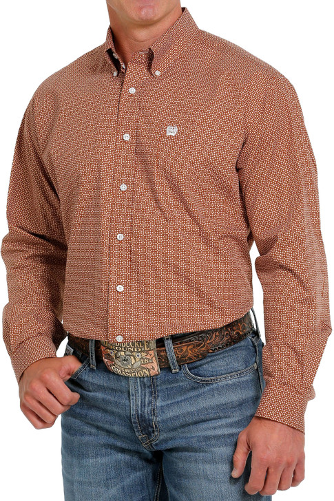 Cinch Men's Geometric Print Long Sleeve Shirt Jacket - MTW1105610