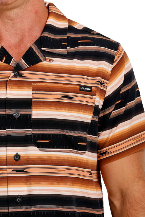 Cinch Men's Southwest Print Short Sleeve Shirt Jacket - MTW1401038