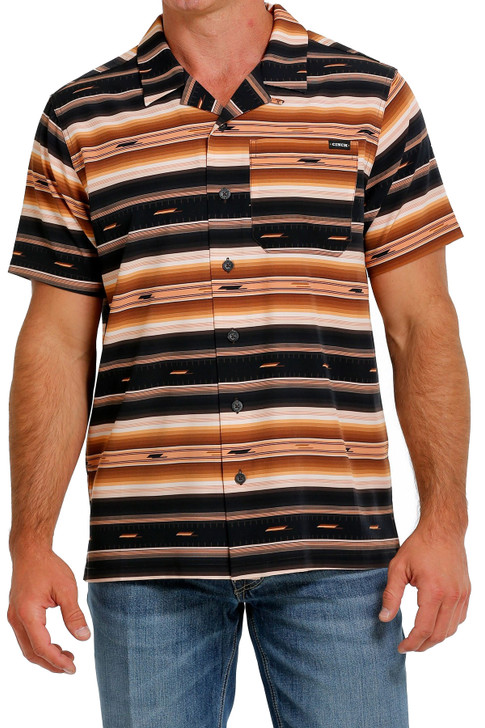 Cinch Men's Southwest Print Short Sleeve Shirt Jacket - MTW1401038