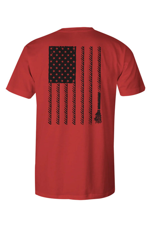Hooey Men's Liberty Roper Short Sleeve T-Shirt Tee - HT1680RD