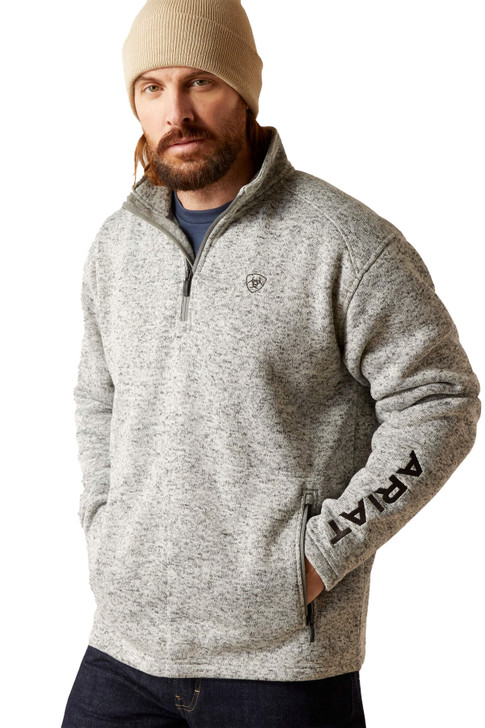 Ariat Men's Caldwell Logo 1/4 Zip Sweater - 10046490