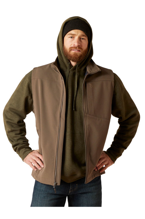 Ariat Men's Logo 2.0 Softshell Banyan Bark Vest - 10046614