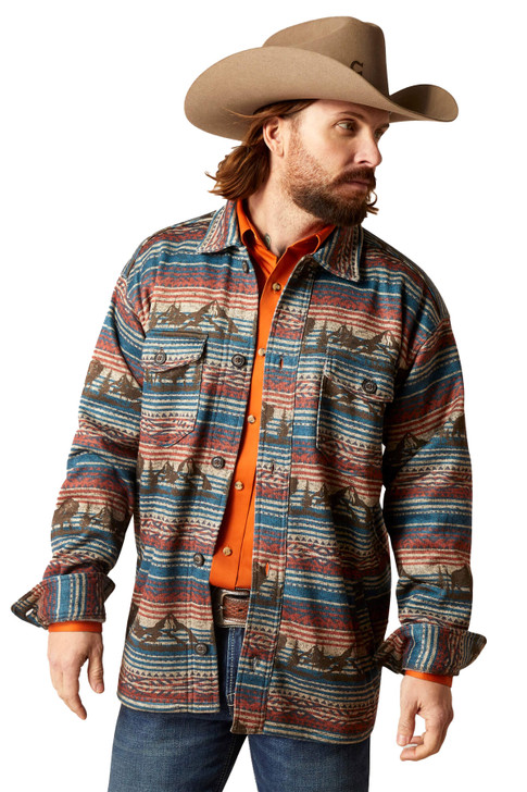 Ariat Men's Caldwell Printed Shirt Jacket - 10046052