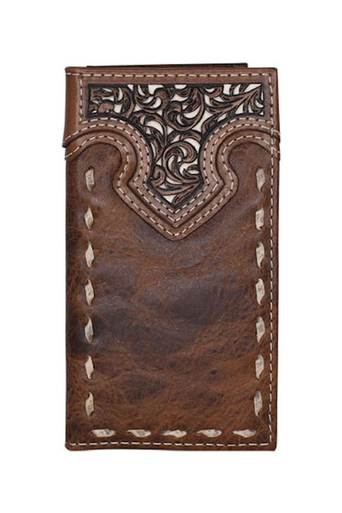 Justin Men's Rodeo Tooled Wallet Money Clip - 23205481W2