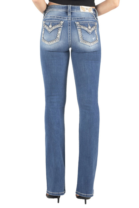 Buy Inky Blue Bootcut Jeans from Next USA